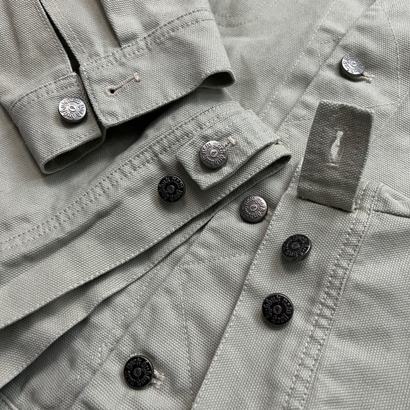 DYBBUK Oversized Denim Trucker Jacket - Picture 8 of 11